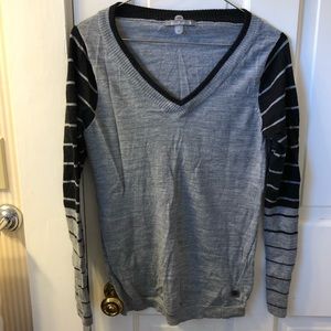 Smartwool | Grey and black lightweight sweater-EUC